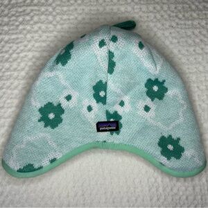 Patagonia Kids' Green Floral Snow Hat